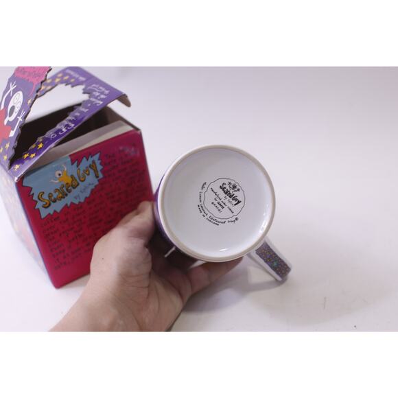 Scared Guy by Katie, Birthday, Coffee Cup, Tea Cup, Graphic, ~ 250903-WH 592 - Picture 3 of 4